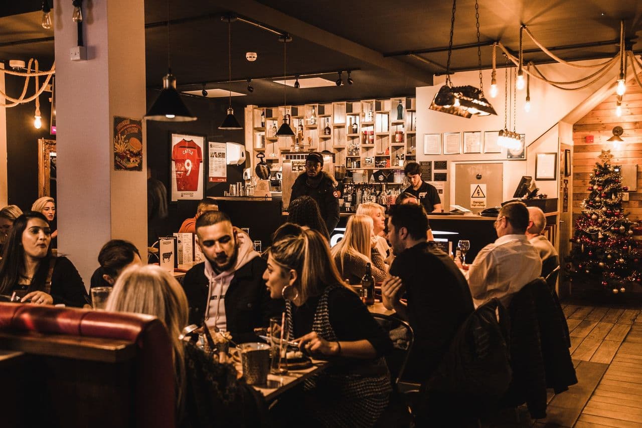Sliced steak served on a wooden board