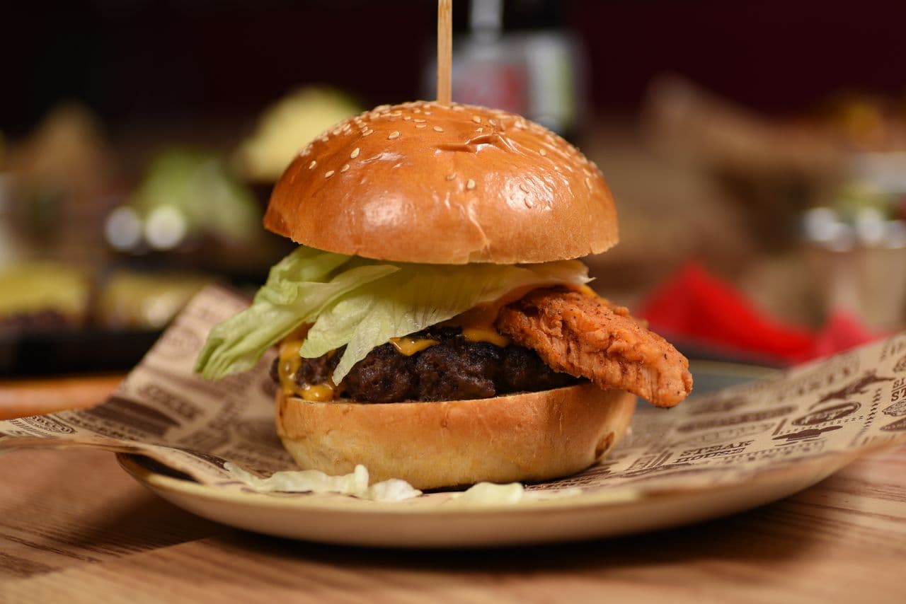 Grilled meat kebabs on skewers